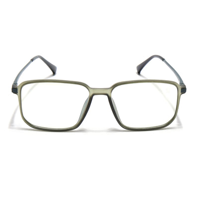 Eyejack Domino Olive Square Eyeglasses for Men & Women (TR1003FCL1650-C7)