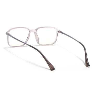 Eyejack Domino Purple Square Eyeglasses for Men & Women (TR1003FCL1651-C8)