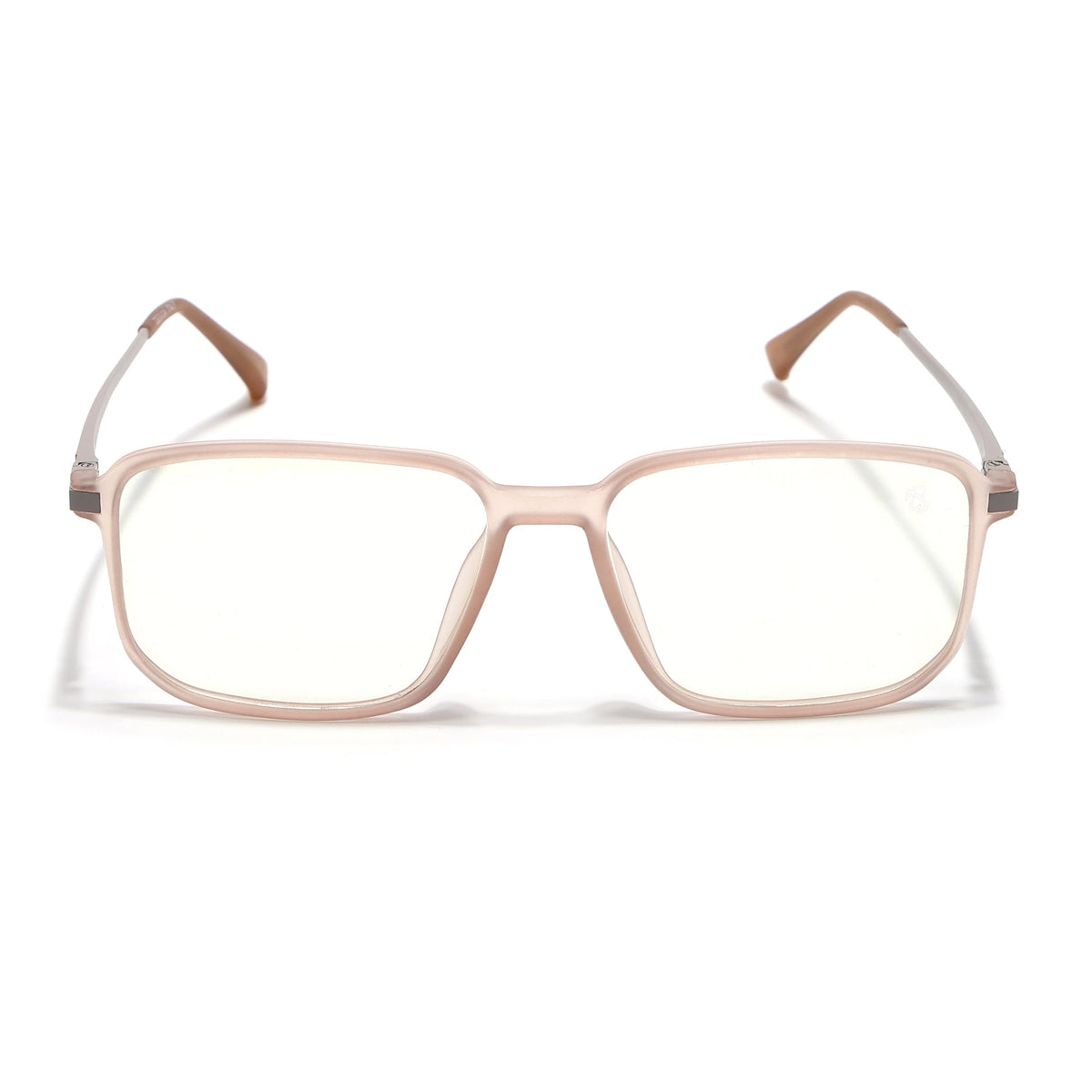 Eyejack Domino Matt Brown Square Eyeglasses for Men & Women (TR1003FCL1654-C11)