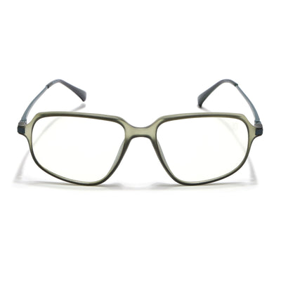 Eyejack Domino Olive Square Eyeglasses for Men & Women (TR1004FCL1664-C7)