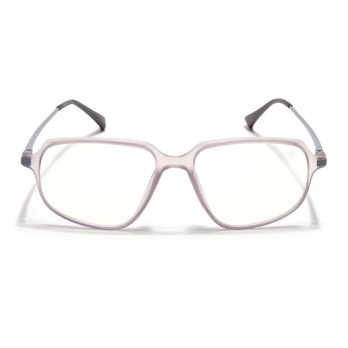 Eyejack Domino Purple Square Eyeglasses for Men & Women (TR1004FCL1665-C8)