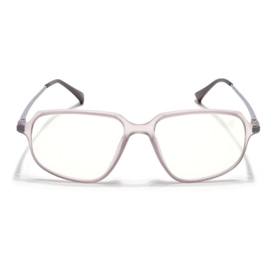 Eyejack Domino Purple Square Eyeglasses for Men & Women (TR1004FCL1665-C8)