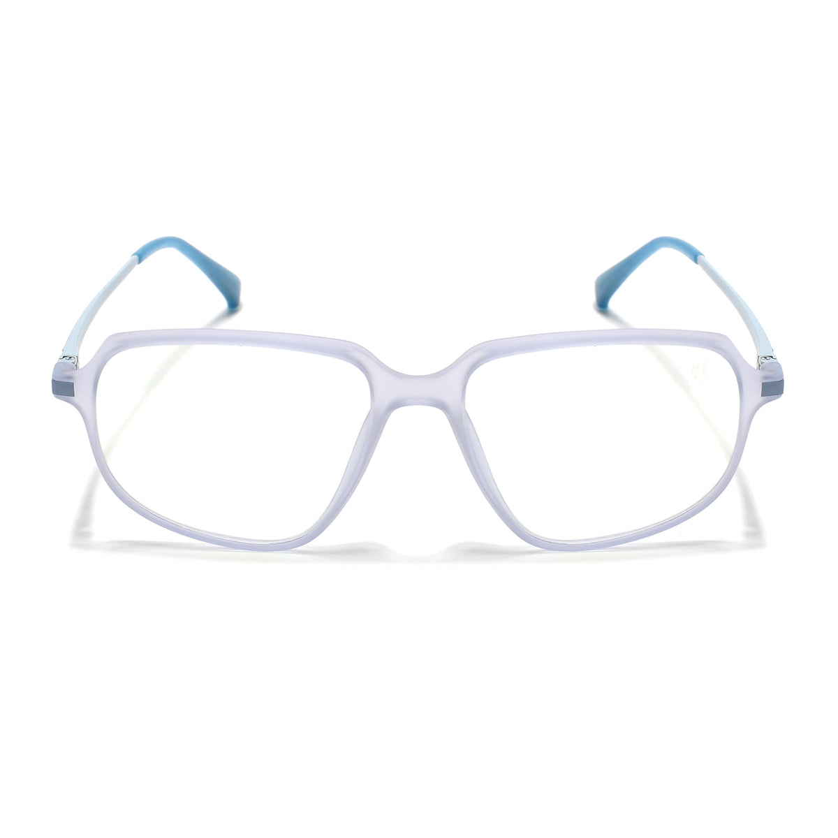 Eyejack Domino Light Purple Square Eyeglasses for Men & Women (TR1004FCL1666-C9)
