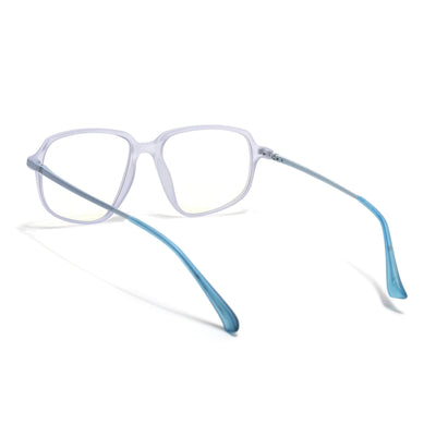 Eyejack Domino Light Purple Square Eyeglasses for Men & Women (TR1004FCL1666-C9)