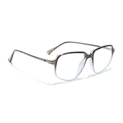 Eyejack Domino Black & Clear Square Eyeglasses for Men & Women (TR1004FCL1670-C13)
