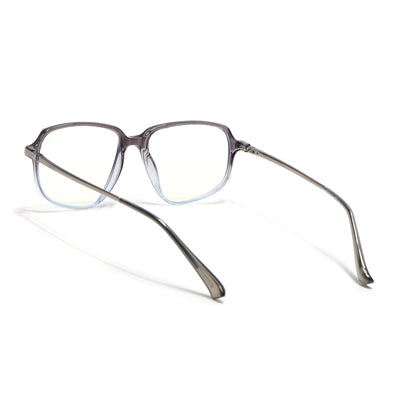 Eyejack Domino Black & Clear Square Eyeglasses for Men & Women (TR1004FCL1670-C13)