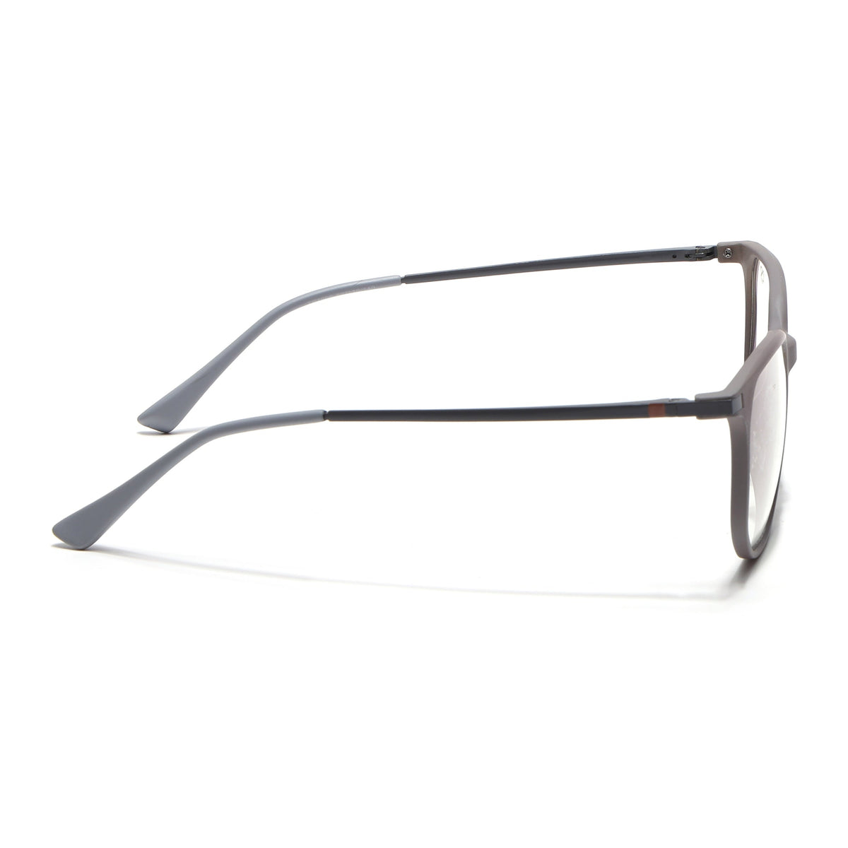 Eyejack Domino Grey Square Eyeglasses for Men & Women (TR1005FCL1676-C5)