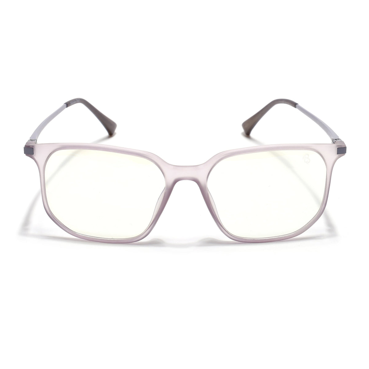 Eyejack Domino Purple Square Eyeglasses for Men & Women (TR1005FCL1679-C8)