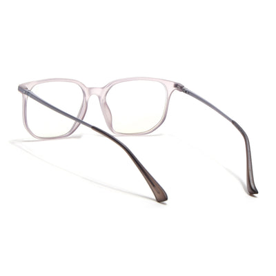 Eyejack Domino Purple Square Eyeglasses for Men & Women (TR1005FCL1679-C8)