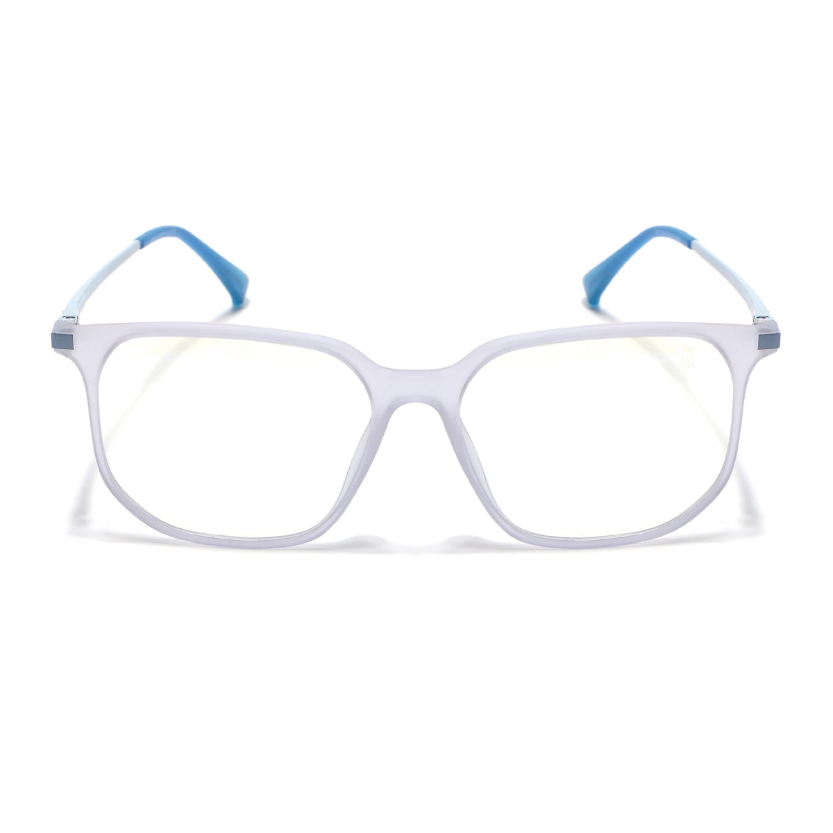Eyejack Domino Light Purple Square Eyeglasses for Men & Women (TR1005FCL1680-C9)