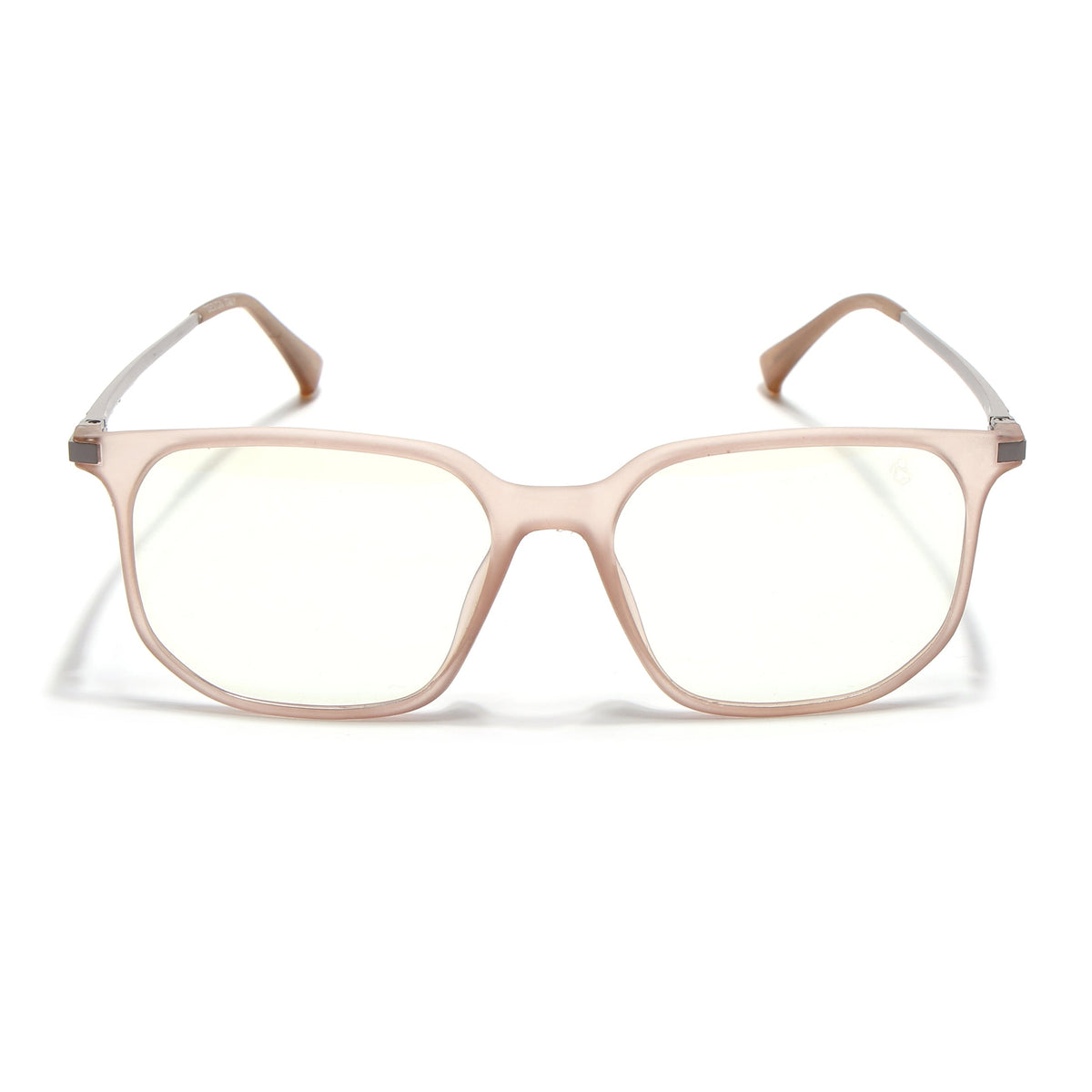 Eyejack Domino Matt Brown Square Eyeglasses for Men & Women (TR1005FCL1682-C11)
