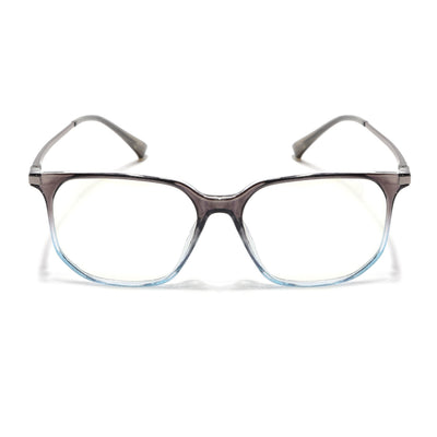 Eyejack Domino Black & Clear Square Eyeglasses for Men & Women (TR1005FCL1684-C13)