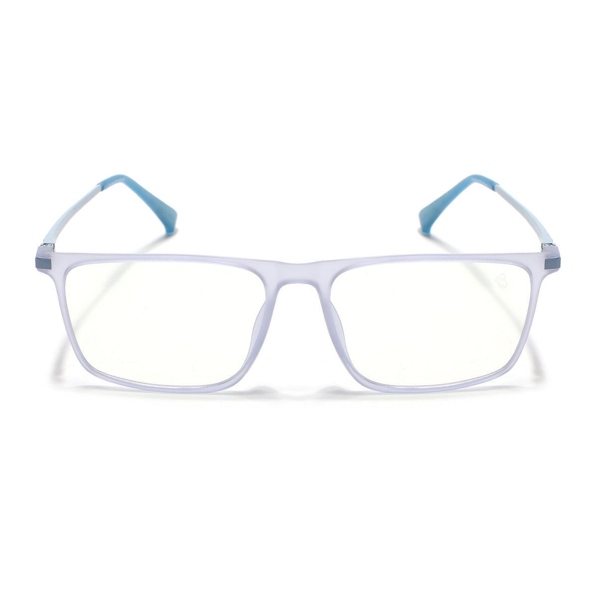 Eyejack Domino Light Purple Rectangle Eyeglasses for Men & Women (TR1006FCL1694-C9)