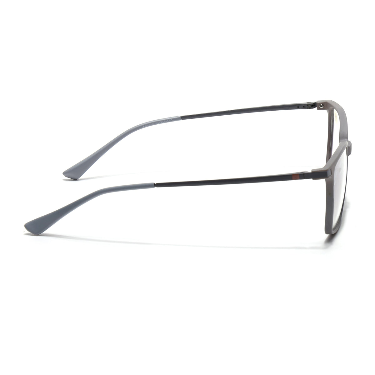 Eyejack Domino Grey Square Eyeglasses for Men & Women (TR1007FCL1704-C5)