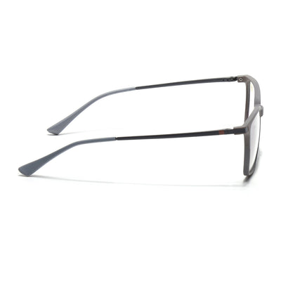 Eyejack Domino Grey Square Eyeglasses for Men & Women (TR1007FCL1704-C5)