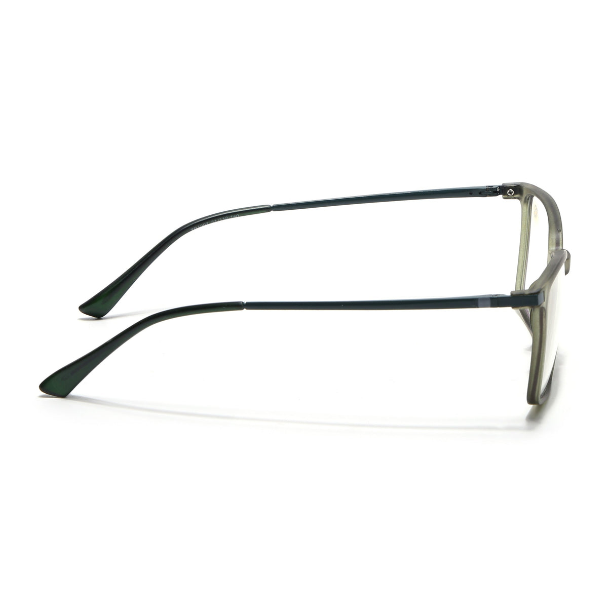 Eyejack Domino Olive Square Eyeglasses for Men & Women (TR1007FCL1706-C7)