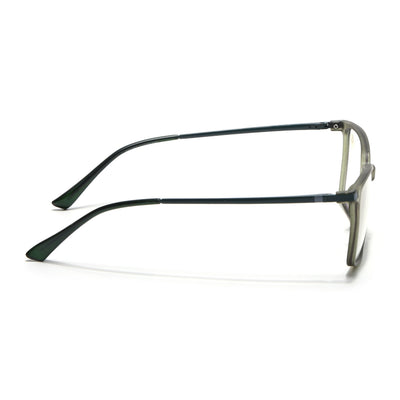 Eyejack Domino Olive Square Eyeglasses for Men & Women (TR1007FCL1706-C7)