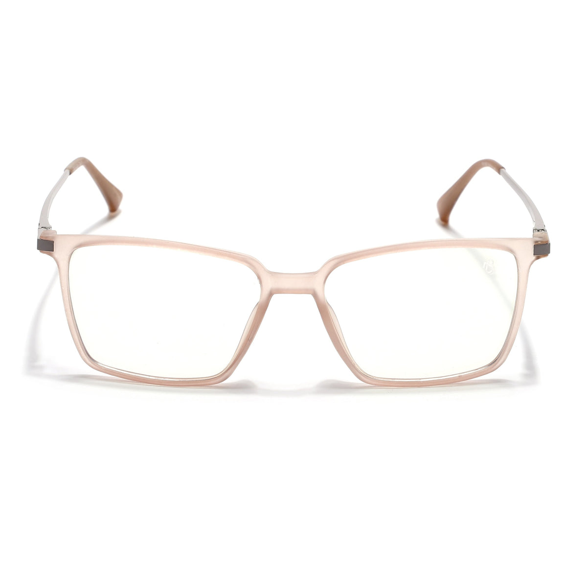 Eyejack Domino Matt Brown Square Eyeglasses for Men & Women (TR1007FCL1710-C11)