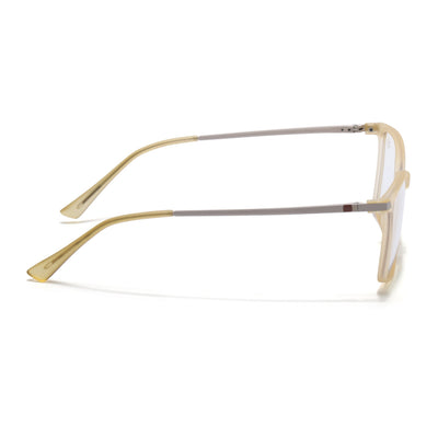 Eyejack Domino Yellow Square Eyeglasses for Men & Women (TR1007FCL1711-C12)