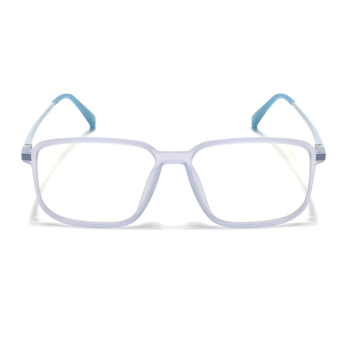 Eyejack Domino Light Purple Rectangle Eyeglasses for Men & Women (TR1008FCL1722-C9)