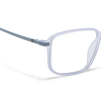 Eyejack Domino Light Purple Rectangle Eyeglasses for Men & Women (TR1008FCL1722-C9)