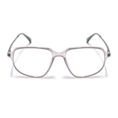 Eyejack Domino Transparent Square Eyeglasses for Men & Women (TR1009FCL1730-C3)