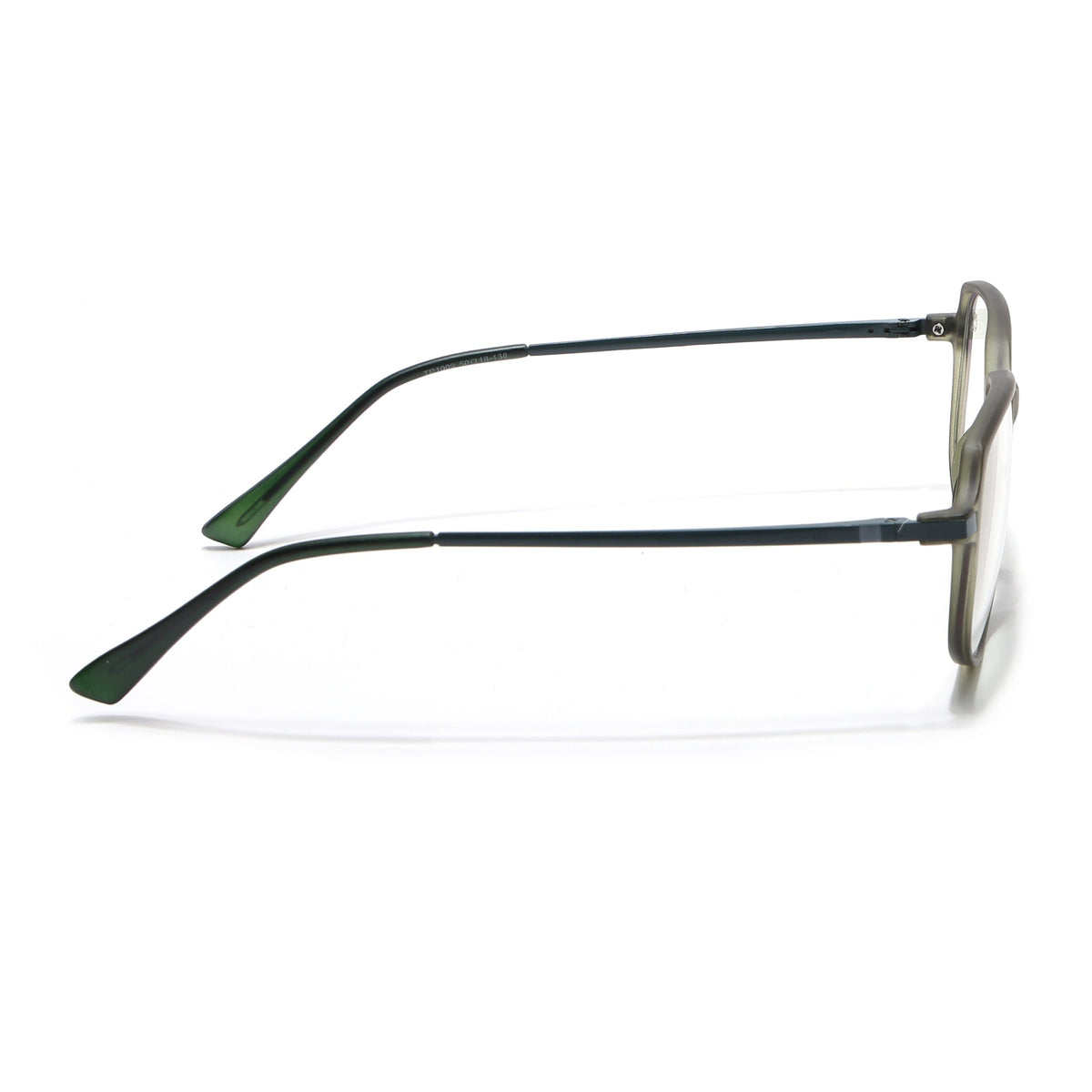 Eyejack Domino Olive Square Eyeglasses for Men & Women (TR1009FCL1734-C7)