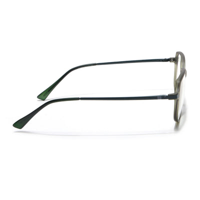 Eyejack Domino Olive Square Eyeglasses for Men & Women (TR1009FCL1734-C7)