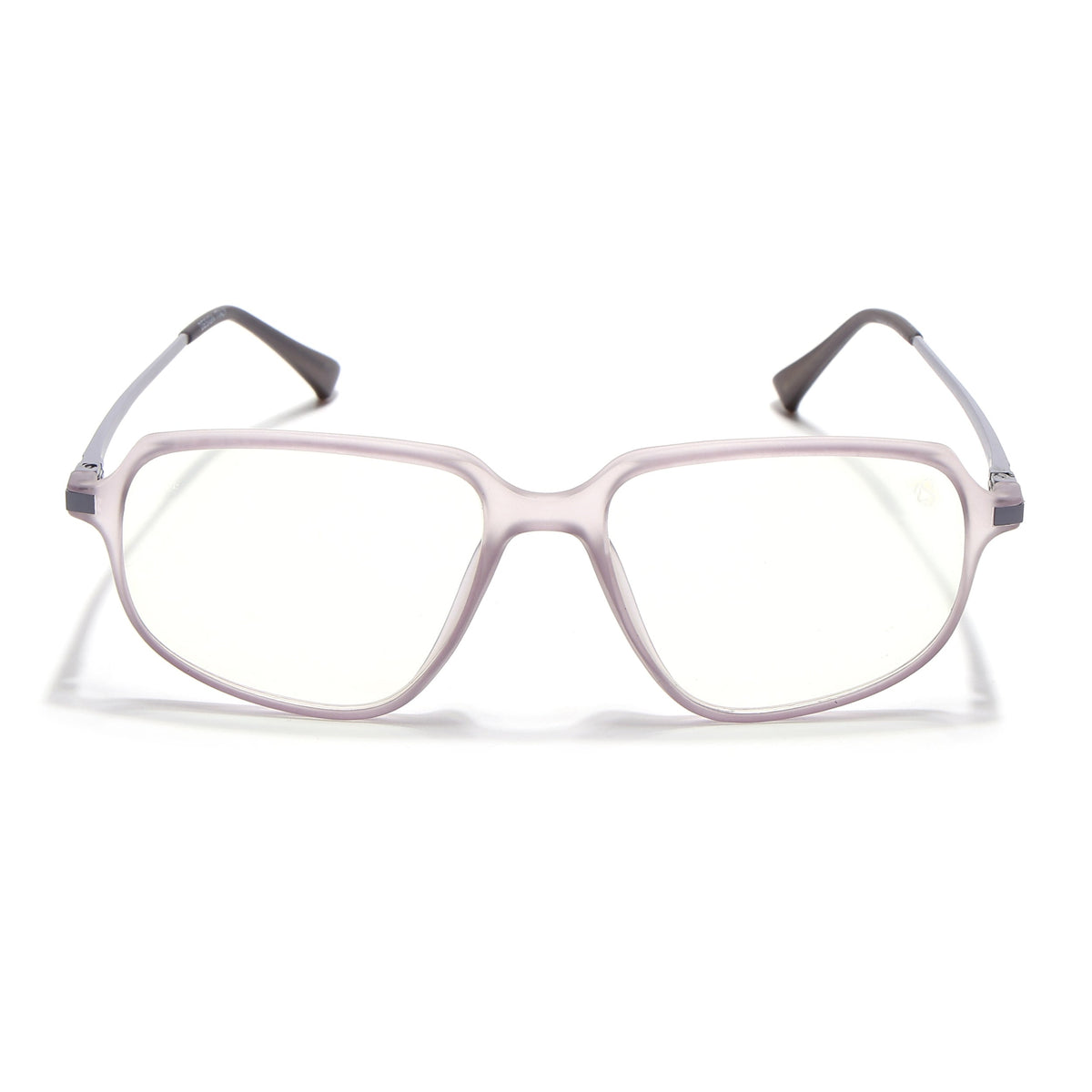 Eyejack Domino Purple Square Eyeglasses for Men & Women (TR1009FCL1735-C8)