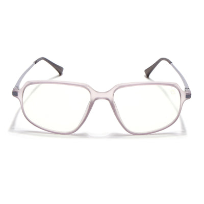 Eyejack Domino Purple Square Eyeglasses for Men & Women (TR1009FCL1735-C8)