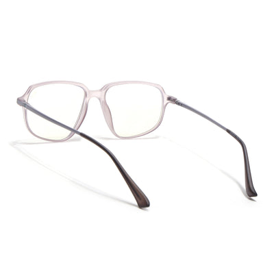 Eyejack Domino Purple Square Eyeglasses for Men & Women (TR1009FCL1735-C8)