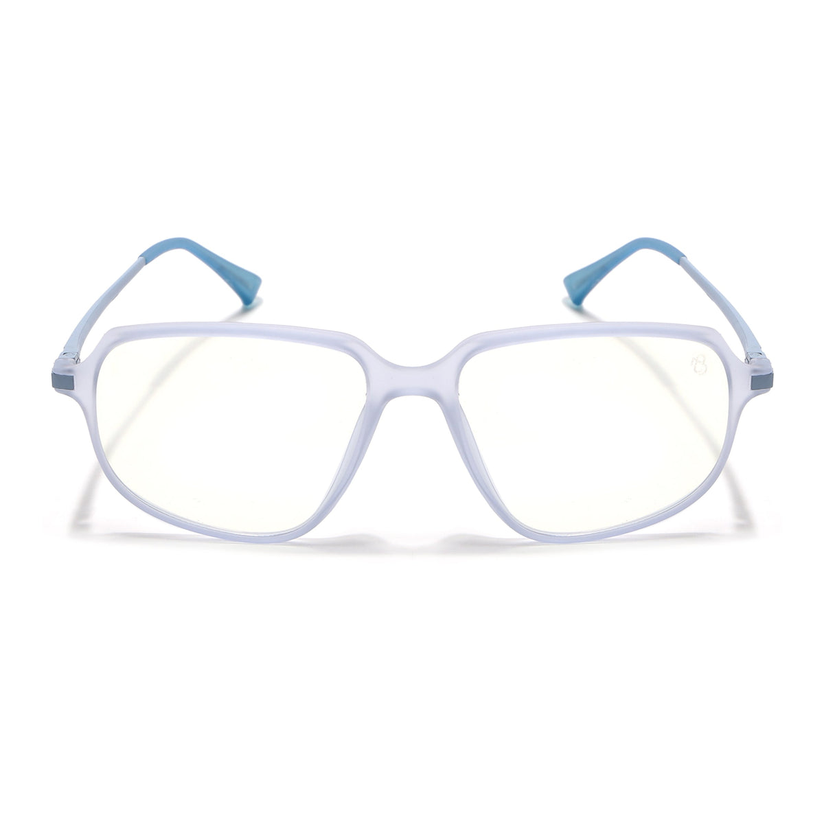 Eyejack Domino Light Purple Square Eyeglasses for Men & Women (TR1009FCL1736-C9)
