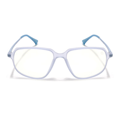 Eyejack Domino Light Purple Square Eyeglasses for Men & Women (TR1009FCL1736-C9)