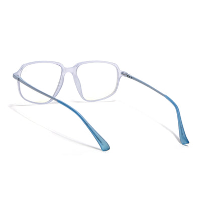 Eyejack Domino Light Purple Square Eyeglasses for Men & Women (TR1009FCL1736-C9)