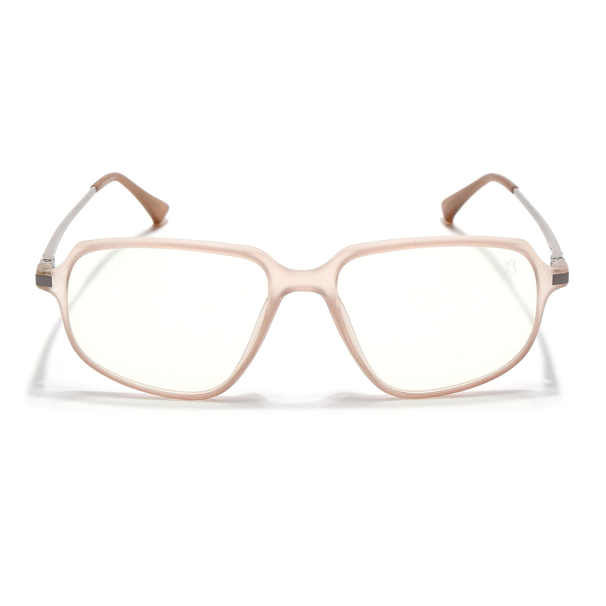 Eyejack Domino Matt Brown Square Eyeglasses for Men & Women (TR1009FCL1738-C11)
