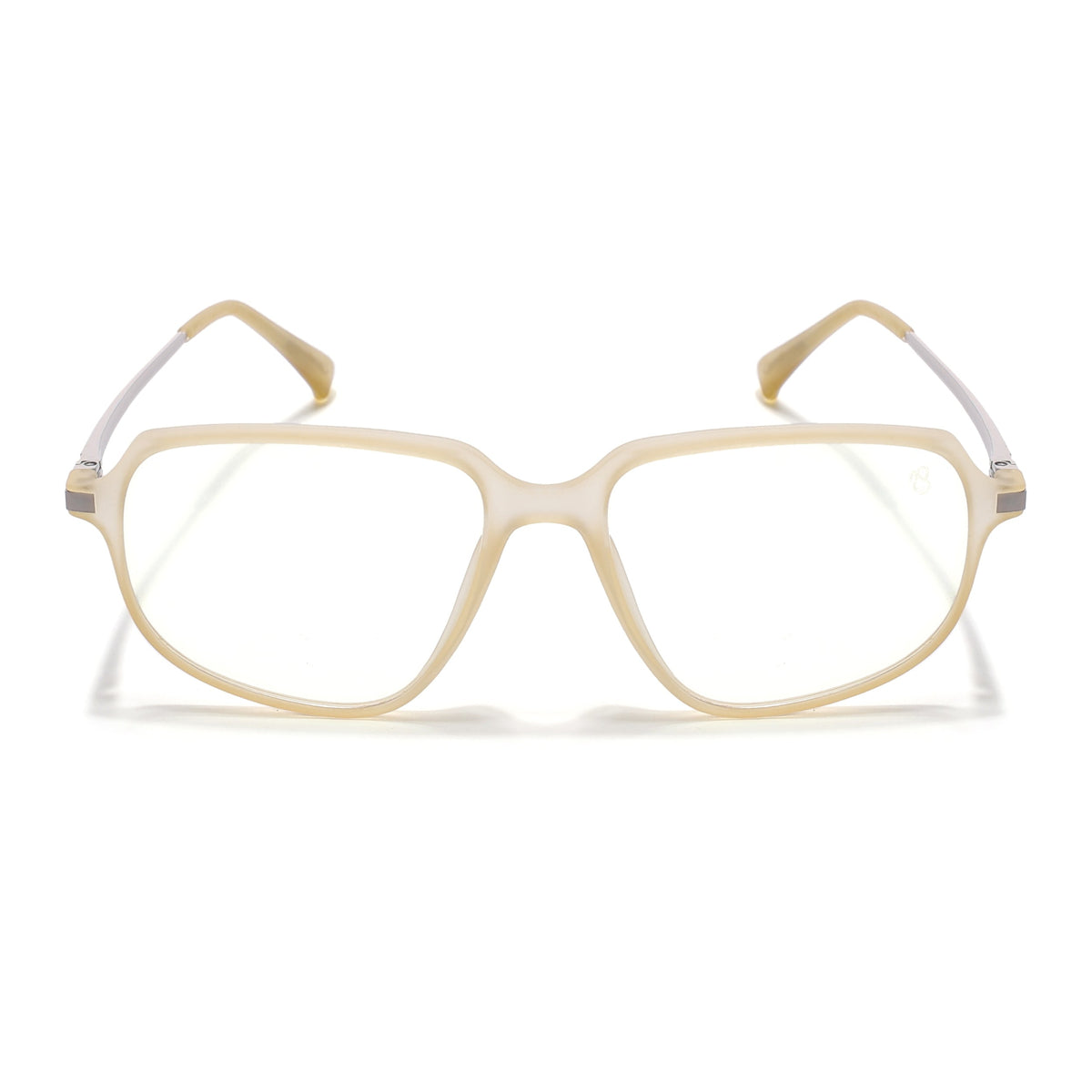 Eyejack Domino Yellow Square Eyeglasses for Men & Women (TR1009FCL1739-C12)