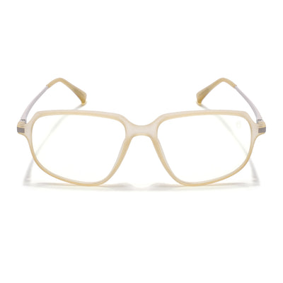 Eyejack Domino Yellow Square Eyeglasses for Men & Women (TR1009FCL1739-C12)