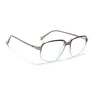 Eyejack Domino Black & Clear Square Eyeglasses for Men & Women (TR1009FCL1740-C13)