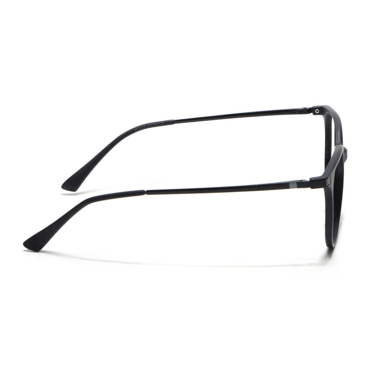 Eyejack Domino Matt Black Square Eyeglasses for Men & Women (TR1010FCL1743-C2)