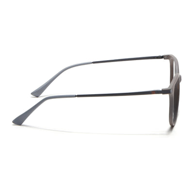 Eyejack Domino Grey Square Eyeglasses for Men & Women (TR1010FCL1746-C5)