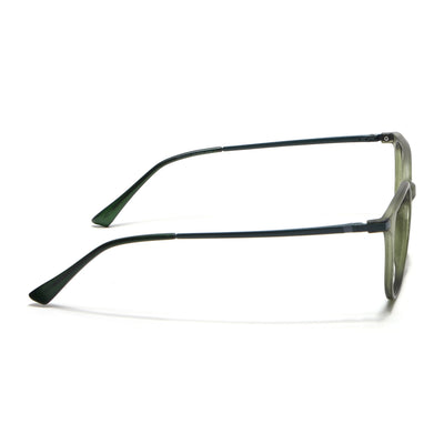 Eyejack Domino Olive Square Eyeglasses for Men & Women (TR1010FCL1748-C7)