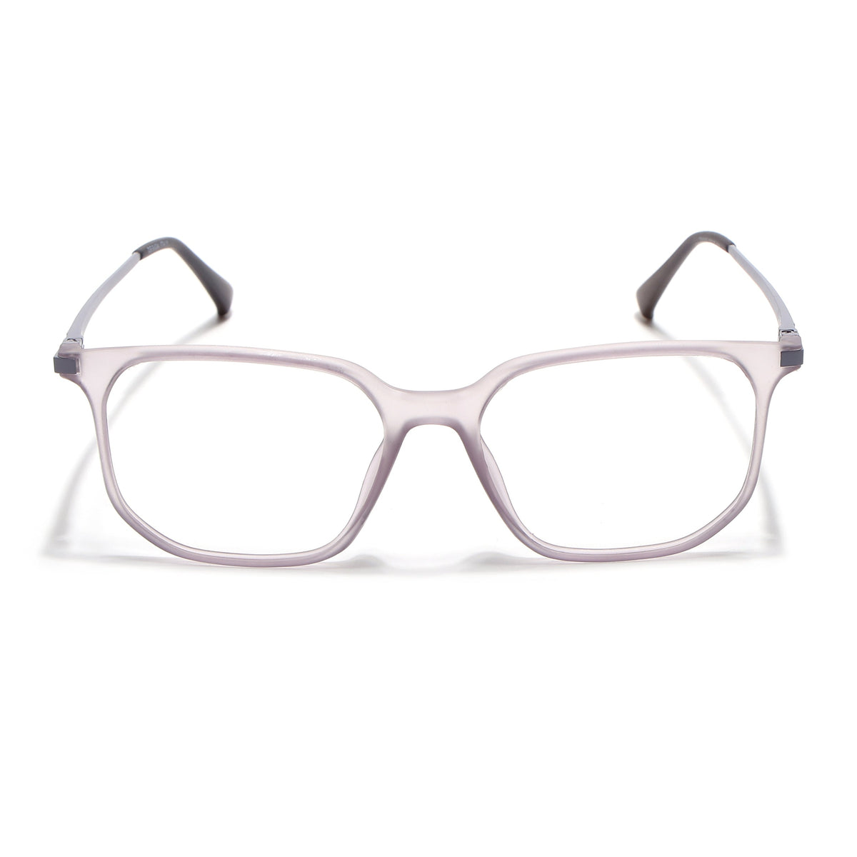 Eyejack Domino Purple Square Eyeglasses for Men & Women (TR1010FCL1749-C8)
