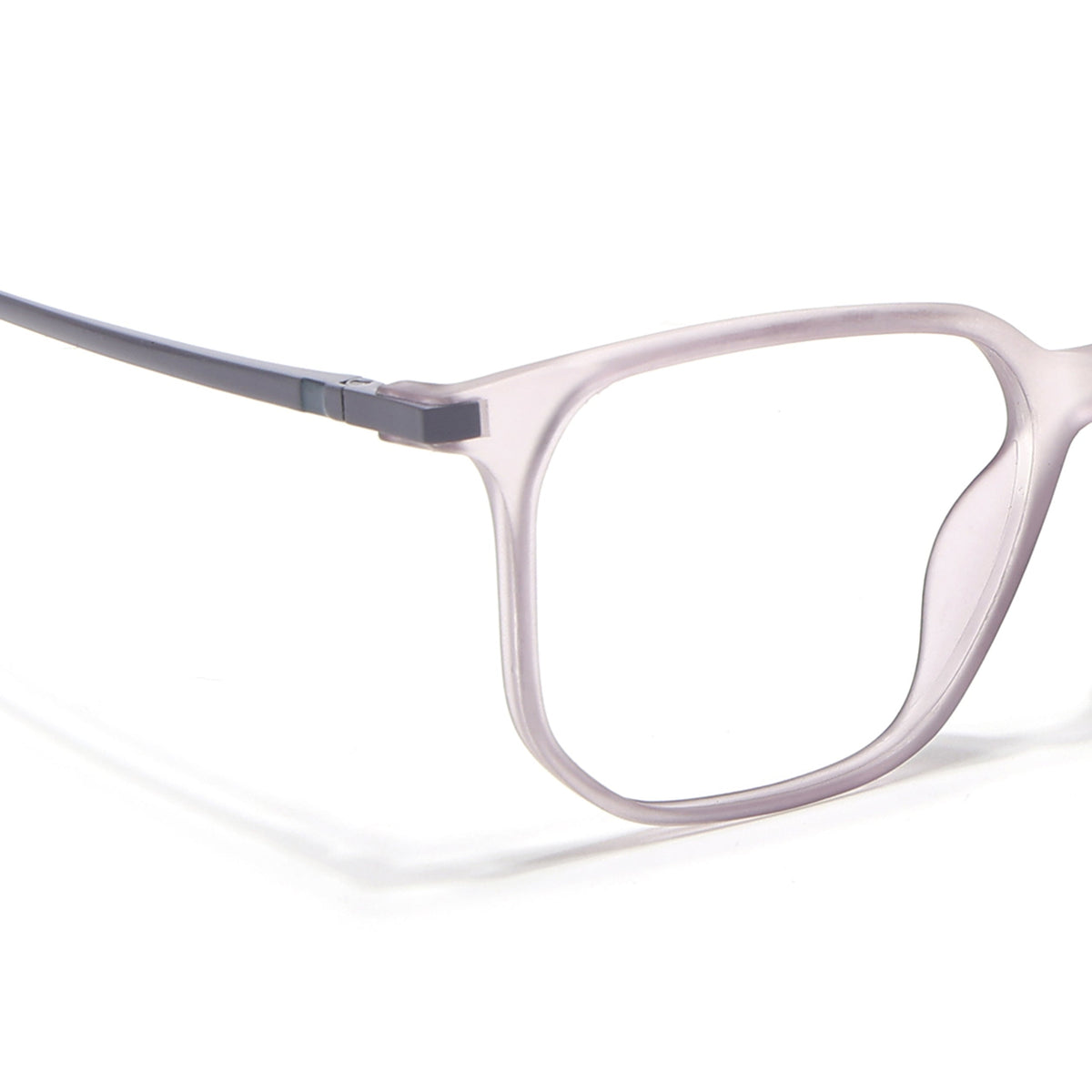 Eyejack Domino Purple Square Eyeglasses for Men & Women (TR1010FCL1749-C8)
