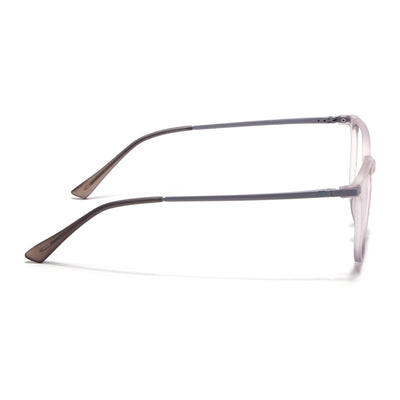 Eyejack Domino Purple Square Eyeglasses for Men & Women (TR1010FCL1749-C8)