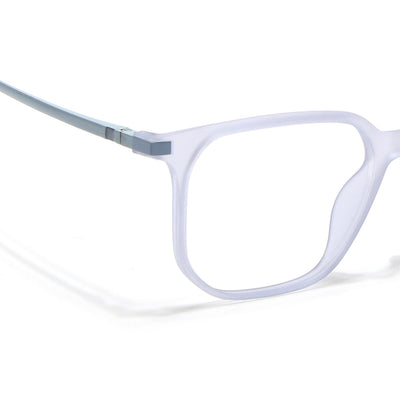 Eyejack Domino Light Purple Square Eyeglasses for Men & Women (TR1010FCL1750-C9)