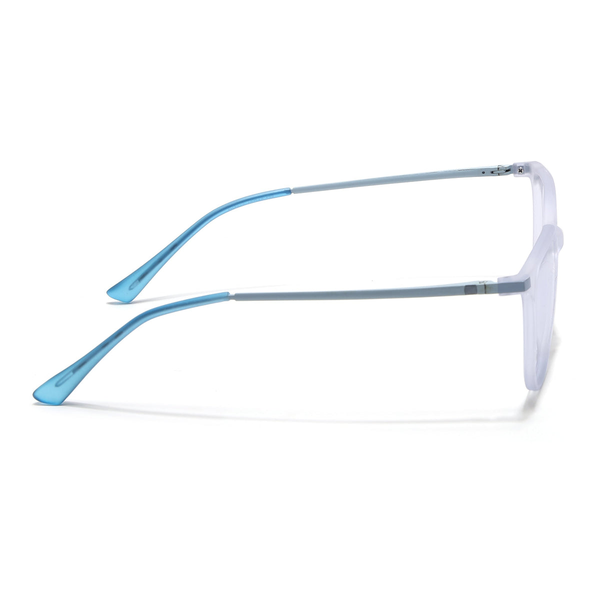 Eyejack Domino Light Purple Square Eyeglasses for Men & Women (TR1010FCL1750-C9)