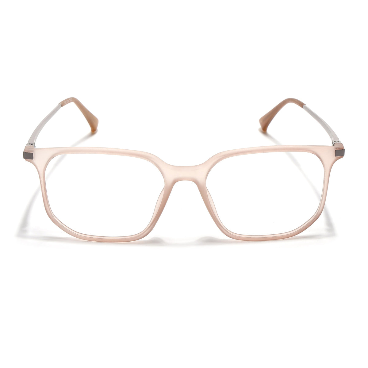 Eyejack Domino Matt Brown Square Eyeglasses for Men & Women (TR1010FCL1752-C11)