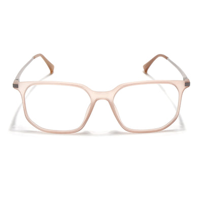 Eyejack Domino Matt Brown Square Eyeglasses for Men & Women (TR1010FCL1752-C11)
