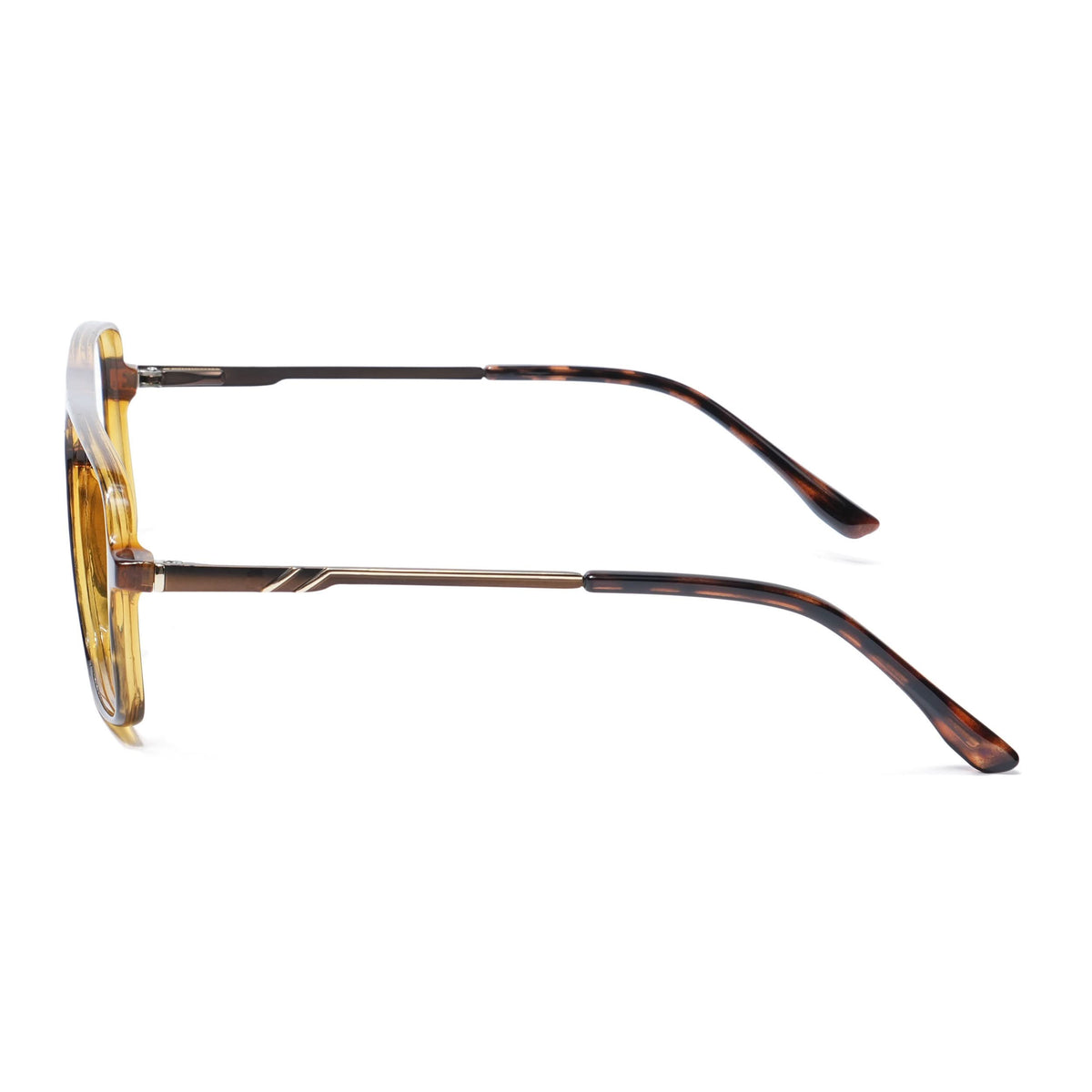 EyeJack Brown Wayfarer Eyeglasses for Men & Women (TR85601GE1692-C3)