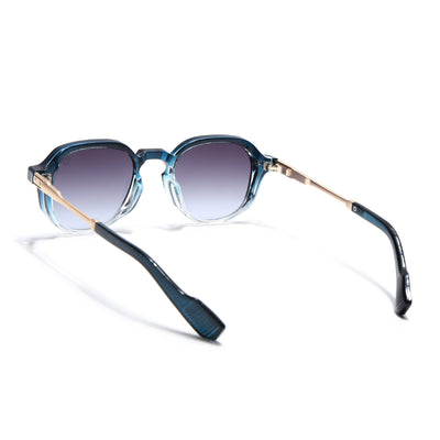 Pearl - Blue & Clear Wayfarer Sunglasses (W6068CL2219)